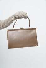 Load image into Gallery viewer, Vintage x Made in Canada x Light Brown Structured Leather Purse