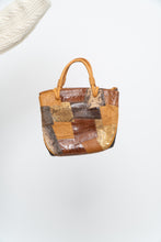 Load image into Gallery viewer, Vintage x Genuine Croc, Snakeskin Leather Patchwork Purse
