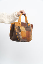 Load image into Gallery viewer, Vintage x Genuine Croc, Snakeskin Leather Patchwork Purse