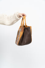 Load image into Gallery viewer, Vintage x Genuine Croc, Snakeskin Leather Patchwork Purse
