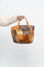 Load image into Gallery viewer, Vintage x Genuine Croc, Snakeskin Leather Patchwork Purse