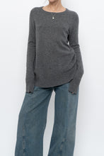 Load image into Gallery viewer, HALOGEN x Deadstock Heathered Grey Cashmere Sweater (XS-M)