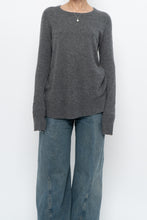 Load image into Gallery viewer, HALOGEN x Deadstock Heathered Grey Cashmere Sweater (XS-M)