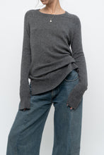 Load image into Gallery viewer, HALOGEN x Deadstock Heathered Grey Cashmere Sweater (XS-M)