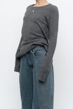 Load image into Gallery viewer, HALOGEN x Deadstock Heathered Grey Cashmere Sweater (XS-M)