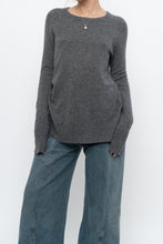 Load image into Gallery viewer, HALOGEN x Deadstock Heathered Grey Cashmere Sweater (XS-M)