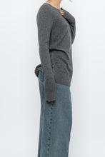 Load image into Gallery viewer, HALOGEN x Deadstock Heathered Grey Cashmere Sweater (XS-M)