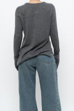 Load image into Gallery viewer, HALOGEN x Deadstock Heathered Grey Cashmere Sweater (XS-M)