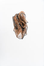 Load image into Gallery viewer, Vintage x DANIER LEATHER Silk Patterned Leopard Scarf