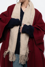 Load image into Gallery viewer, Vintage x Beige Alpaca Scarf