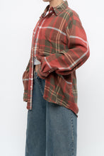 Load image into Gallery viewer, Vintage x Made in Portugal x GAP Light Red Plaid Flannel Shirt (XS-L)