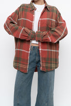 Load image into Gallery viewer, Vintage x Made in Portugal x GAP Light Red Plaid Flannel Shirt (XS-L)
