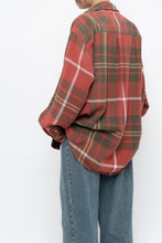 Load image into Gallery viewer, Vintage x Made in Portugal x GAP Light Red Plaid Flannel Shirt (XS-L)