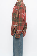 Load image into Gallery viewer, Vintage x Made in Portugal x GAP Light Red Plaid Flannel Shirt (XS-L)