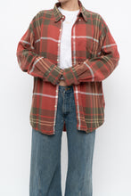 Load image into Gallery viewer, Vintage x Made in Portugal x GAP Light Red Plaid Flannel Shirt (XS-L)