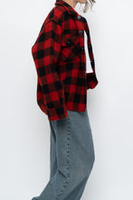 Load image into Gallery viewer, Vintage x Heavy Red Checkered Wool Jacket (XS-M)