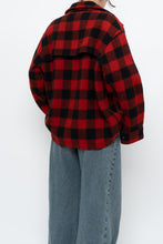 Load image into Gallery viewer, Vintage x Heavy Red Checkered Wool Jacket (XS-M)
