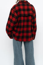 Load image into Gallery viewer, Vintage x Heavy Red Checkered Wool Jacket (XS-M)