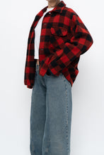 Load image into Gallery viewer, Vintage x Heavy Red Checkered Wool Jacket (XS-M)