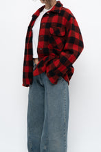 Load image into Gallery viewer, Vintage x Heavy Red Checkered Wool Jacket (XS-M)