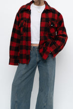 Load image into Gallery viewer, Vintage x Heavy Red Checkered Wool Jacket (XS-M)