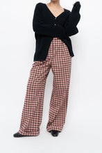 Load image into Gallery viewer, FRNCH PARIS x Pink Plaid Baggy High Waist Pant (S)