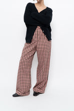 Load image into Gallery viewer, FRNCH PARIS x Pink Plaid Baggy High Waist Pant (S)