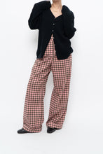 Load image into Gallery viewer, FRNCH PARIS x Pink Plaid Baggy High Waist Pant (S)