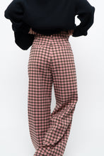 Load image into Gallery viewer, FRNCH PARIS x Pink Plaid Baggy High Waist Pant (S)