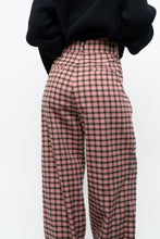 Load image into Gallery viewer, FRNCH PARIS x Pink Plaid Baggy High Waist Pant (S)