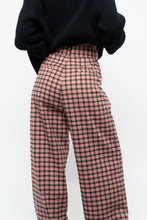 Load image into Gallery viewer, FRNCH PARIS x Pink Plaid Baggy High Waist Pant (S)