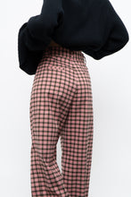 Load image into Gallery viewer, FRNCH PARIS x Pink Plaid Baggy High Waist Pant (S)