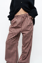 Load image into Gallery viewer, FRNCH PARIS x Pink Plaid Baggy High Waist Pant (S)
