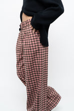 Load image into Gallery viewer, FRNCH PARIS x Pink Plaid Baggy High Waist Pant (S)