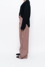 Load image into Gallery viewer, FRNCH PARIS x Pink Plaid Baggy High Waist Pant (S)