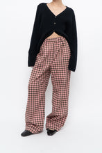 Load image into Gallery viewer, FRNCH PARIS x Pink Plaid Baggy High Waist Pant (S)