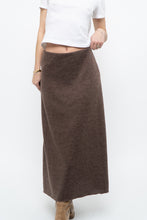 Load image into Gallery viewer, Modern x Brown Knit Maxi Skirt (XS)