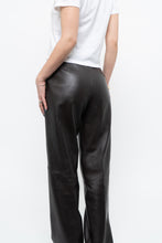 Load image into Gallery viewer, Vintage x Dark Brown Butter Leather Panelled Pant (M, L)