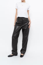 Load image into Gallery viewer, Vintage x Dark Brown Butter Leather Panelled Pant (M, L)