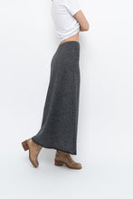 Load image into Gallery viewer, Vintage x Made in USA x RALPH LAUREN Heathered Grey Wool Maxi Skirt (XS)