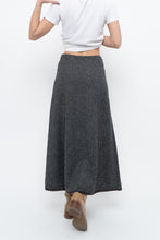 Load image into Gallery viewer, Vintage x Made in USA x RALPH LAUREN Heathered Grey Wool Maxi Skirt (XS)