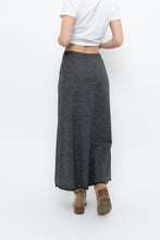Load image into Gallery viewer, Vintage x Made in USA x RALPH LAUREN Heathered Grey Wool Maxi Skirt (XS)