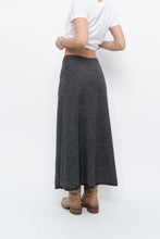 Load image into Gallery viewer, Vintage x Made in USA x RALPH LAUREN Heathered Grey Wool Maxi Skirt (XS)