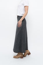 Load image into Gallery viewer, Vintage x Made in USA x RALPH LAUREN Heathered Grey Wool Maxi Skirt (XS)