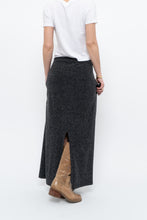 Load image into Gallery viewer, Vintage x Made in Canada x Charcoal Heathered Knit Maxi Skirt (M, L)