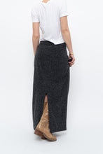 Load image into Gallery viewer, Vintage x Made in Canada x Charcoal Heathered Knit Maxi Skirt (M, L)