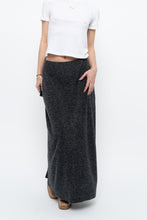 Load image into Gallery viewer, Vintage x Made in Canada x Charcoal Heathered Knit Maxi Skirt (M, L)