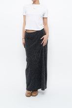 Load image into Gallery viewer, Vintage x Made in Canada x Charcoal Heathered Knit Maxi Skirt (M, L)