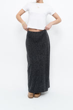 Load image into Gallery viewer, Vintage x Made in Canada x Charcoal Heathered Knit Maxi Skirt (M, L)