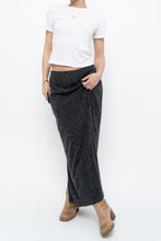 Load image into Gallery viewer, Vintage x Made in Canada x Charcoal Heathered Knit Maxi Skirt (M, L)